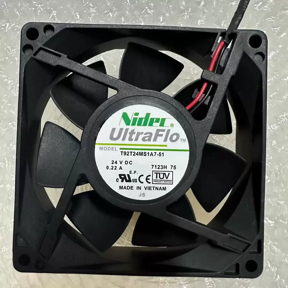 T92T24MS1A7-51 Nidec 24VDC 0.22A 92x92x25mm Axial Fan