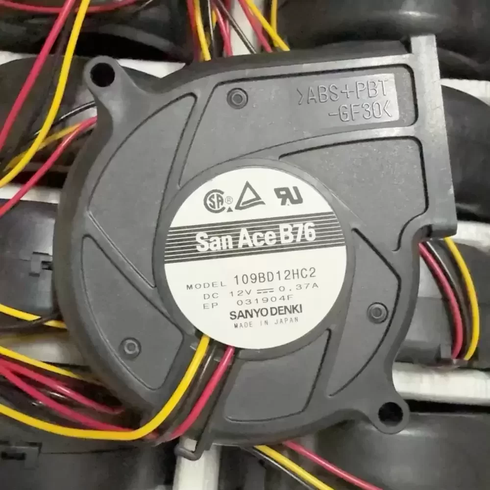 109BD12HC2 Sanyo Denki 12VDC 0.37A Centrifugal Blower