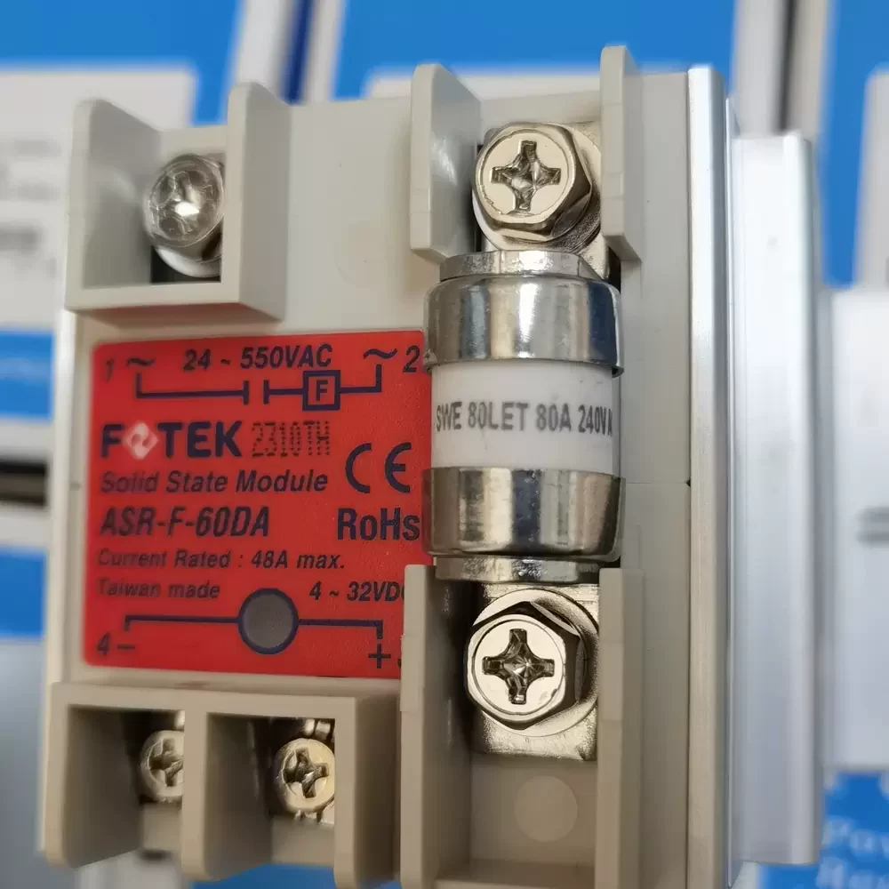 ASR-F-60DA FOTEK 4-32VDC 24-550VAC Solid State Relay ASR-F-60DA FOTEK 4-32VDC 24-550VAC Solid State Relay