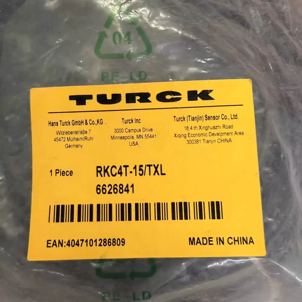RKC4T-15/TXL & BIM-PST-AN6X TURCK 30VDC 15m Sensor Kit