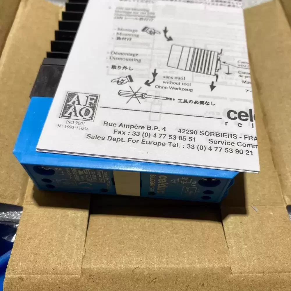 SILD867170 Celduc 35A 150-510VAC Solid State Relay SILD867170 Celduc 35A 150-510VAC Solid State Relay