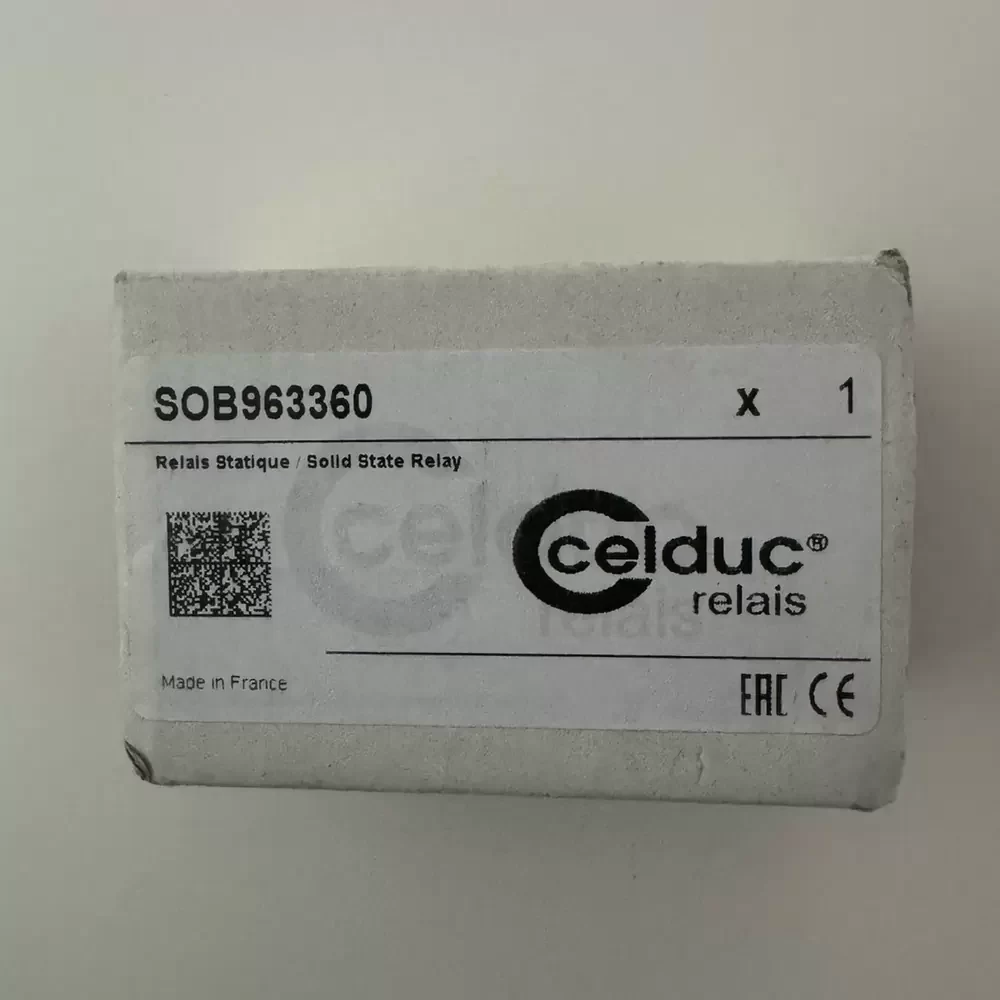 SOB963360 Celduc 24-600VAC 35A Dual Phase Solid State Relay SOB963360 Celduc 24-600VAC 35A Dual Phase Solid State Relay